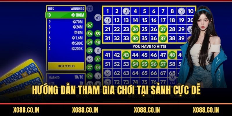 Hướng dẫn tham gia chơi tại sảnh cực dễ